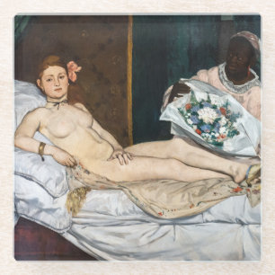 Dessous-de-verre En Verre Edouard Manet - Olympia
