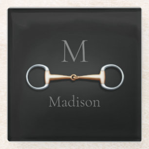 Dessous-de-verre En Verre Eggbutt Snaffle Bit Equestrimed