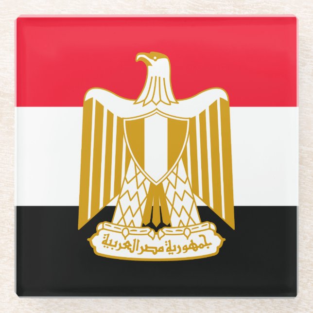 Dessous-de-verre En Verre Égypte (Devant)