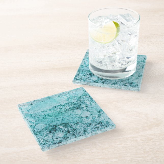 Dessous-de-verre En Verre éléments d'intégration mentale (Incliné)