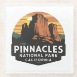 Dessous-de-verre En Verre Emblème du parc national des Pinnacles<br><div class="desc">Protégez vos surfaces avec style grâce à notre Dessous de verre Pinnacles National Park Emblem. Doté d'un design classique qui met en valeur les paysages emblématiques du parc, ce dessous de verre est parfait pour ajouter une touche d'aventure à votre décor. Laissez l'esprit de Pinnacles inspirer votre espace et évoquer...</div>