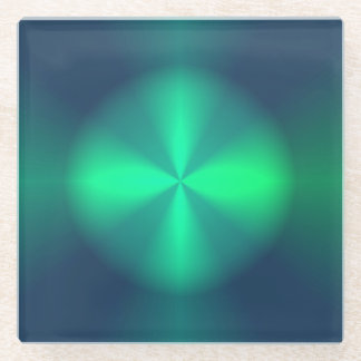 Dessous-de-verre En Verre Emerald Green Illuminé Design> Dessous de verre en