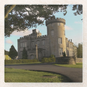 Dessous-de-verre En Verre En Irlande, l'entrée latérale du château de Dromol