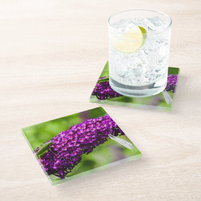 Dessous-de-verre En Verre énergie de la sauterelle (Incliné)