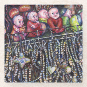 Dessous-de-verre En Verre Épitomiser