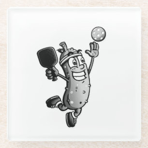 Dessous-de-verre En Verre Étoile de Pickleball