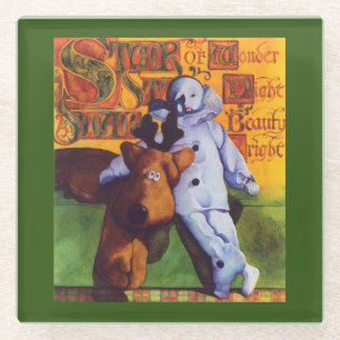 Dessous-de-verre En Verre ÉTOILE DE WONDER Verre Dessous de verre / Vert