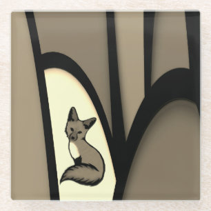 Dessous-de-verre En Verre Être Foxy