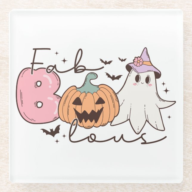 Dessous-de-verre En Verre Fabuleux Halloween (Devant)