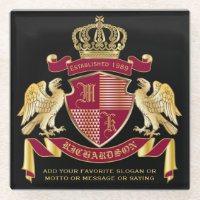 Faites votre propre blason Emblème d'aigle rouge o