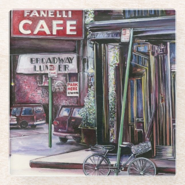 Dessous-de-verre En Verre Fanelli Charm, New York (Devant)