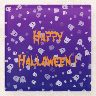 Dessous-de-verre En Verre Fantômes d'Halloween