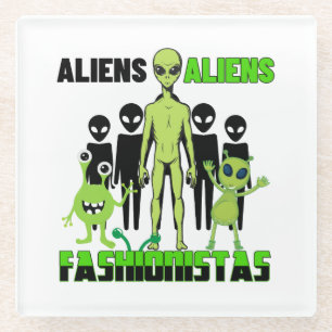 Dessous-de-verre En Verre fashionistas.w Alien