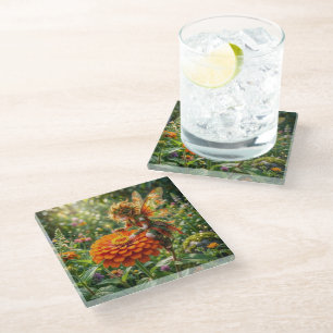 Dessous-de-verre En Verre Fée Zinnia