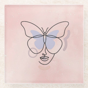Dessous-de-verre En Verre Femme