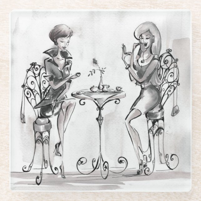Dessous-de-verre En Verre Femmes (Devant)