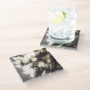 Dessous-de-verre En Verre Fireworks 2 dessous de verre en verre