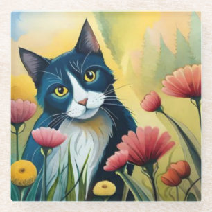 Dessous-de-verre En Verre FLoral