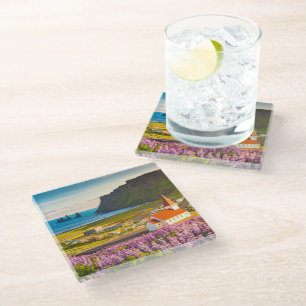 Dessous-de-verre En Verre Flowers (homonymie) Lupines in Bloom Southern Ic