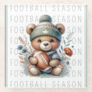 Dessous-de-verre En Verre Football sur mesure