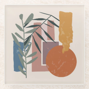 Dessous-de-verre En Verre Formes Et Étapes patinées