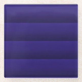 Dessous-de-verre En Verre four blue bands
