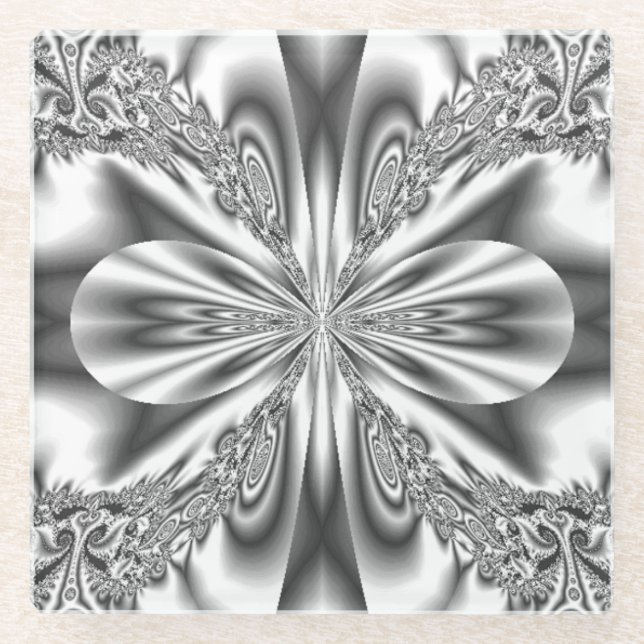 Dessous-de-verre En Verre Fractaliser (Devant)