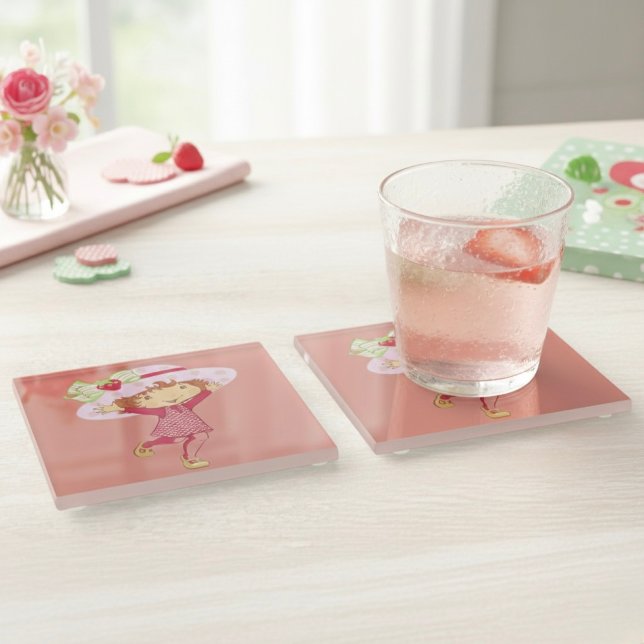 Dessous-de-verre En Verre Fraise (Créateur téléchargé)