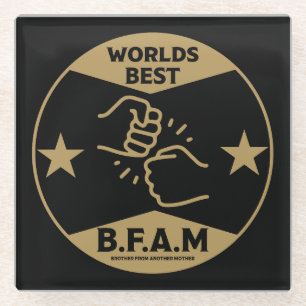 Dessous-de-verre En Verre Frère D'Une Autre Mère