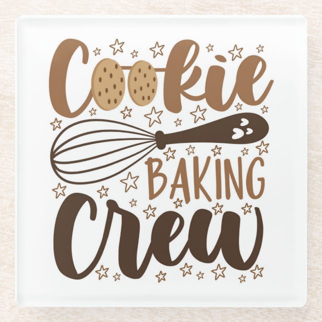 Dessous-de-verre En Verre Fun Cookie Baking Creative (Devant)