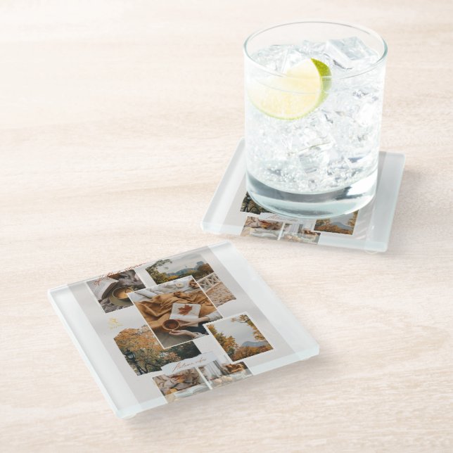 Dessous-de-verre En Verre #FunctionalArtCoaster (Incliné)