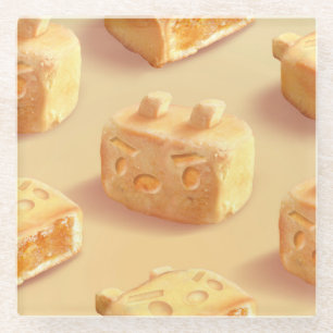 Dessous-de-verre En Verre Gâteau à l'ananas