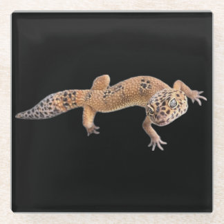 Dessous-de-verre En Verre Gecko léopard