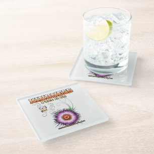 Dessous-de-verre En Verre GENTILLESSE - Passez-Le Sur Le Dessous de verre De