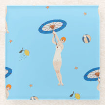 Georges Barbier Au Lido 1924 Illustration de mode