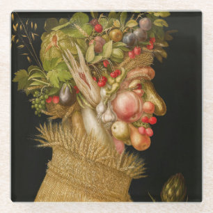 Dessous-de-verre En Verre Giuseppe Arcimboldo - Été