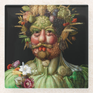 Dessous-de-verre En Verre Giuseppe Arcimboldo - Vertumnus