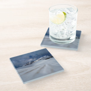 Dessous-de-verre En Verre Glace et neige Tateyama-Kurobe, Japon