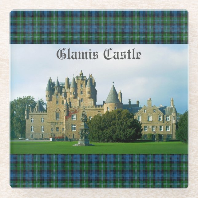 Dessous-de-verre En Verre Glamis Castle Angus Scotland Pittoresque (Devant)