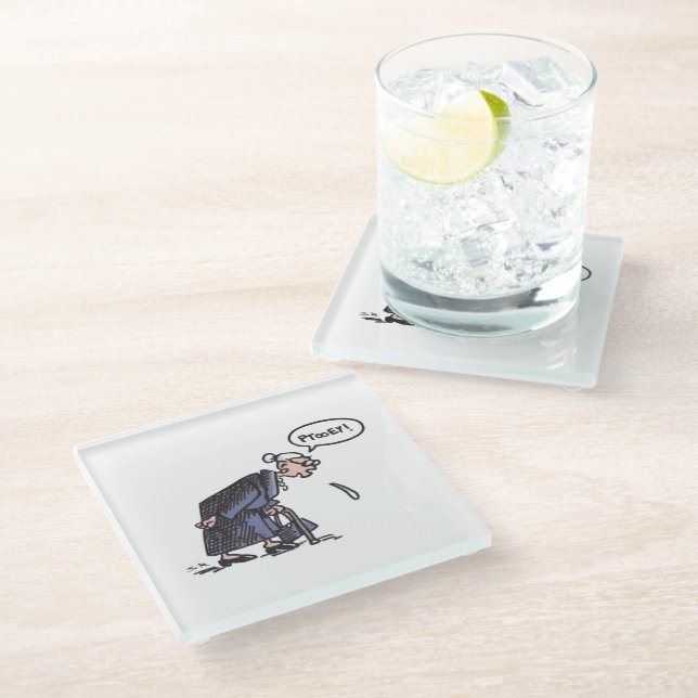 Dessous-de-verre En Verre Granny Spant dessous de verre en verre blanc (Incliné)