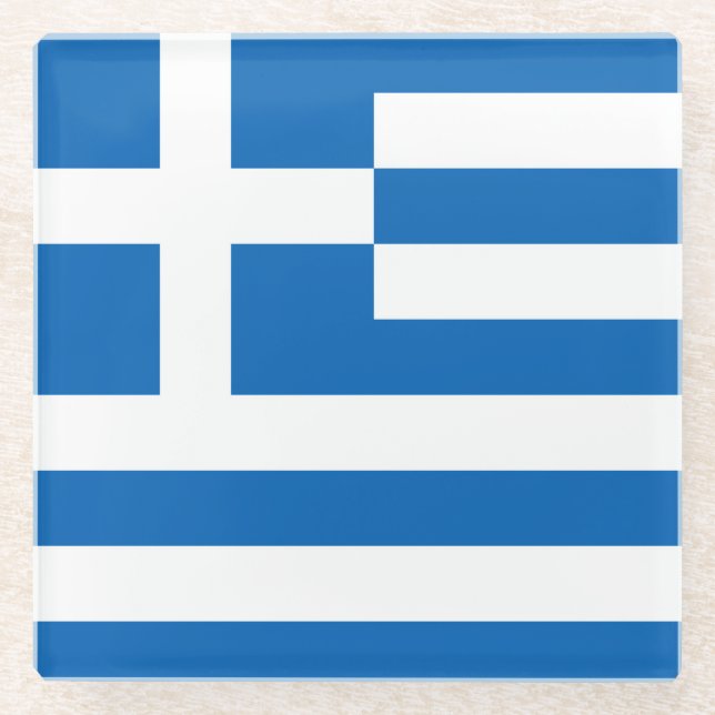 Dessous-de-verre En Verre Grèce (Devant)