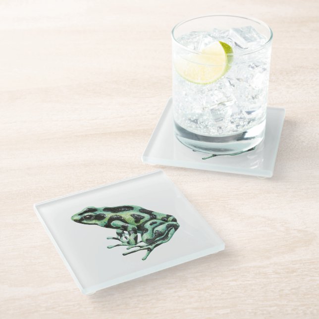 Dessous-de-verre En Verre grenouille à fléchettes (Incliné)