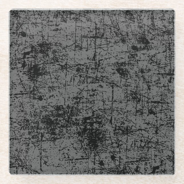 Dessous-de-verre En Verre Gris (Devant)