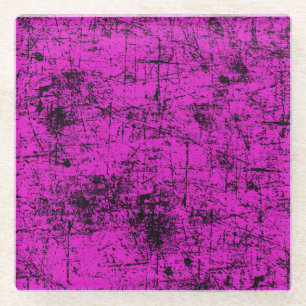 Dessous-de-verre En Verre Grunge rose