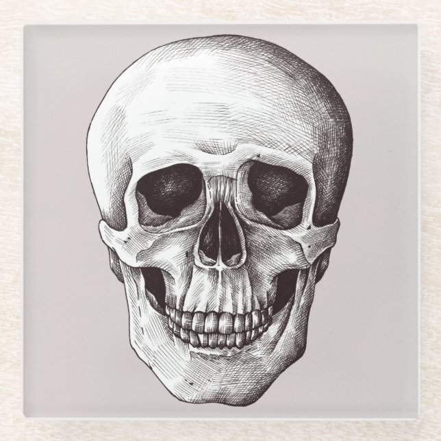 Dessous-de-verre En Verre Halloween (Devant)