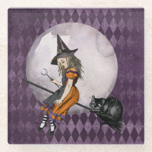 Dessous-de-verre En Verre Halloween Alice au pays des merveilles Cheshire Ca