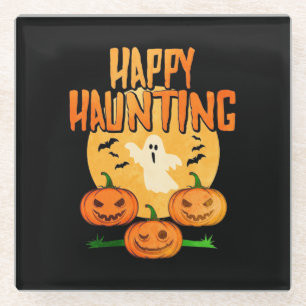 Dessous-de-verre En Verre Halloween joyeuse