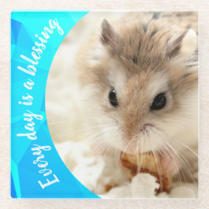 Dessous-de-verre En Verre Hammyville - Cute Robo Hamster
