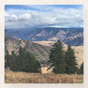 Dessous-de-verre En Verre Hells Canyon Pittoresque Byway, OU