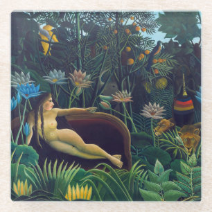 Dessous-de-verre En Verre Henri Rousseau - Le Rêve / Le Reve